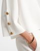Max Mara Max Mara Embellished crÃªpe top - 4