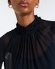 Max Mara Max Mara Embellished sheer blouse - 3
