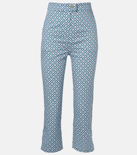 Max Mara Max Mara Facella printed cotton wide-leg jeans