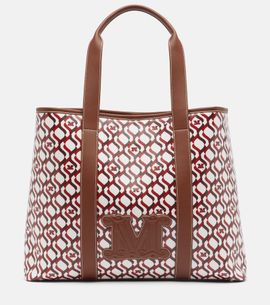 Max Mara Max Mara Farneto Large canvas tote bag