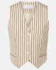 Max Mara Max Mara Fauno striped cotton and silk vest - 1