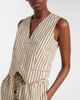 Max Mara Max Mara Fauno striped cotton and silk vest - 3