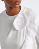 Max Mara Max Mara Floral-appliquÃ© cotton jersey T-shirt - 3