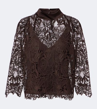 Max Mara Max Mara Floral lace top