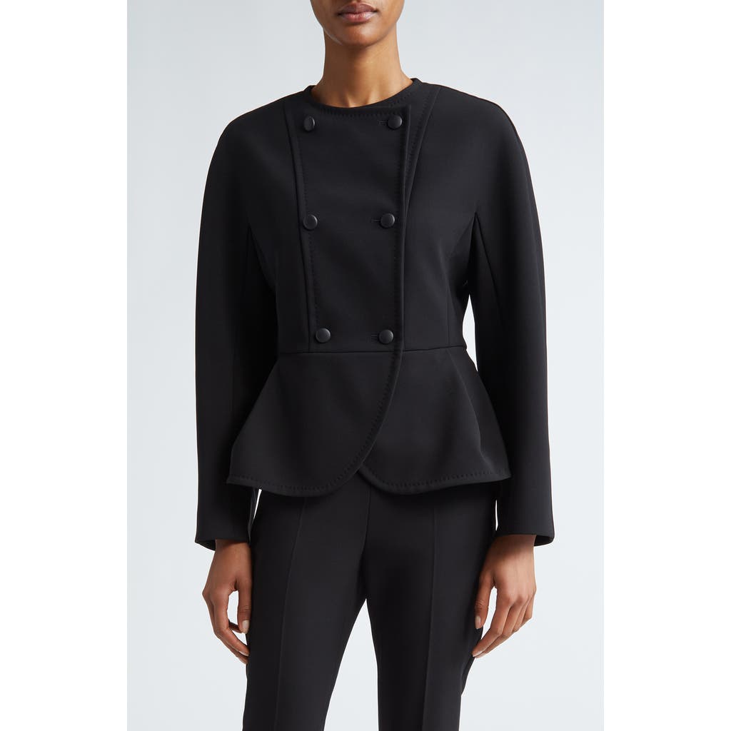 Max Mara Max Mara Fronda Double Breasted Peplum Jacket