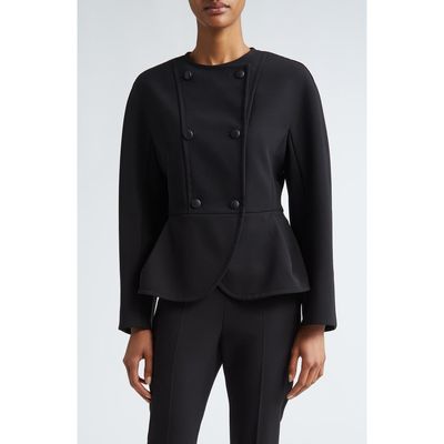 Max Mara Max Mara Fronda Double Breasted Peplum Jacket