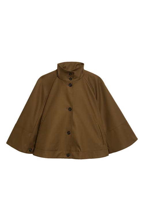 Max Mara Max Mara Fulcro Water Repellent Cotton Gabardine Cape