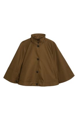 Max Mara Max Mara Fulcro Water Repellent Cotton Gabardine Cape