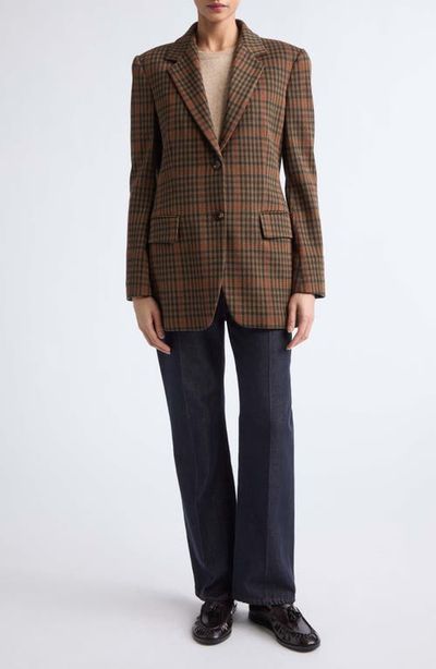 Max Mara Max Mara Galosce Plaid Blazer