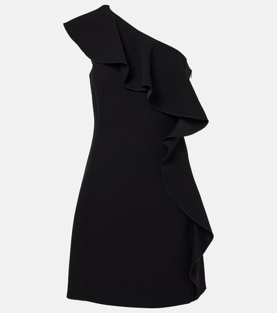 Max Mara Max Mara Giacomo ruffled sablÃ© minidress