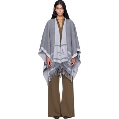Max Mara Max Mara Gray Hildestole Scarf