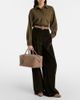 Max Mara Max Mara Holdall Medium suede tote bag - 5