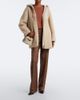 Max Mara Max Mara Hooded alpaca, wool, and silk zip-up coat - 6