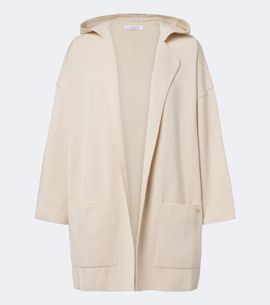 Max Mara Max Mara Hooded wool and cashmere cardigan