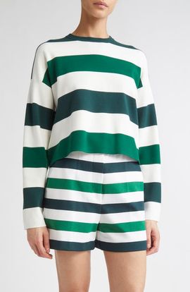 Max Mara Max Mara Jesone Stripe Milano Knit Sweater