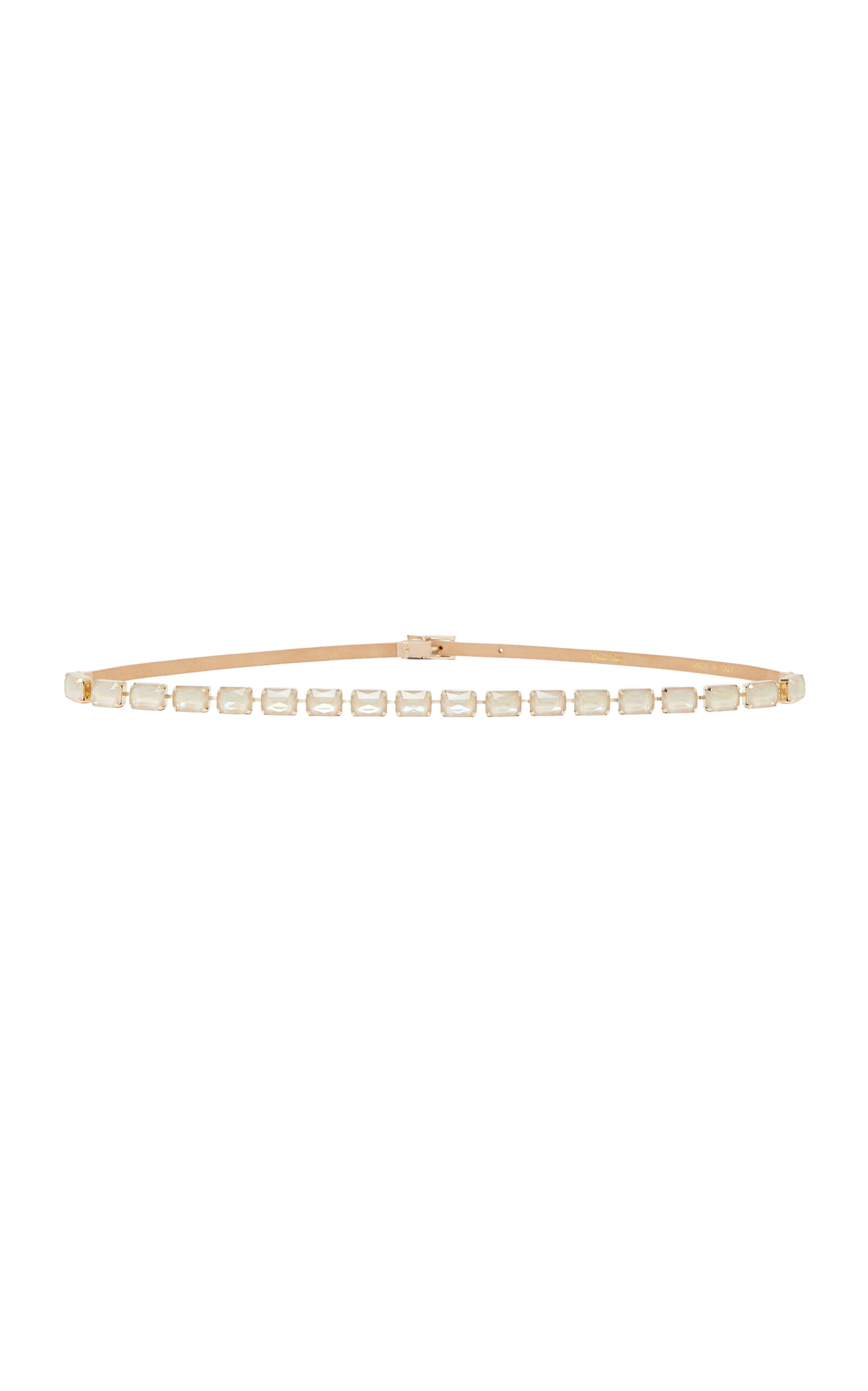 Max Mara Max Mara Jewelled Nappa Leather Belt