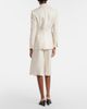 Max Mara Max Mara Kaki linen wide-leg Bermuda shorts - 3