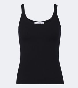Max Mara Max Mara Knitted wool-blend tank top