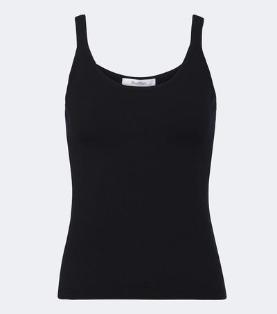 Max Mara Max Mara Knitted wool-blend tank top