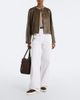 Max Mara Max Mara Leather-trimmed suede platform sneakers - 4