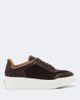 Max Mara Max Mara Leather-trimmed suede platform sneakers - 5