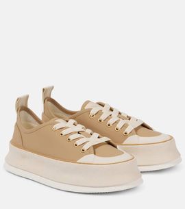 Max Mara Max Mara Leather platform sneakers