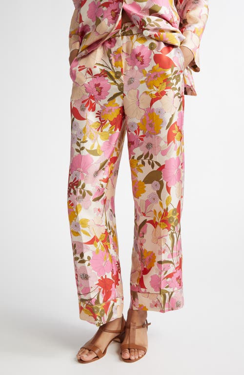 Max Mara Max Mara Leda Floral Silk Pants