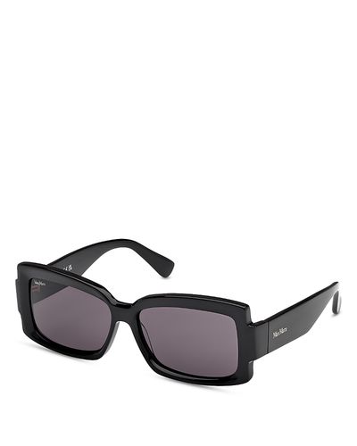 Max Mara Max Mara Lee Rectangle Sunglasses, 57mm