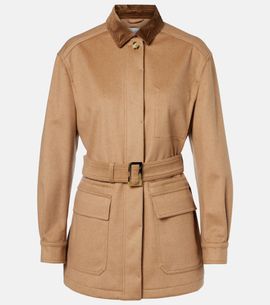 Max Mara Max Mara Leva belted camel hair jacket