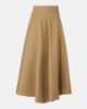Max Mara Max Mara Linen and silk twill midi skirt - 1