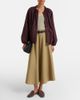 Max Mara Max Mara Linen and silk twill midi skirt - 2