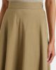 Max Mara Max Mara Linen and silk twill midi skirt - 3