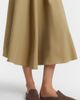Max Mara Max Mara Linen and silk twill midi skirt - 4