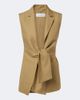 Max Mara Max Mara Linen and silk twill vest - 1