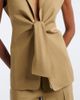 Max Mara Max Mara Linen and silk twill vest - 4