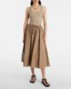 Max Mara Max Mara Lonza taffeta midi skirt - 2