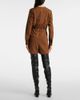 Max Mara Max Mara Maine belted wool gabardine playsuit - 3