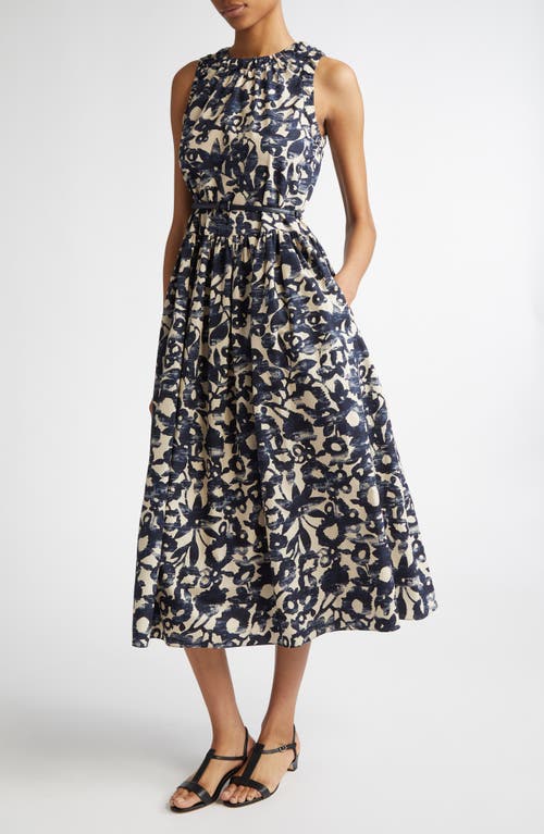 Max Mara Max Mara Marlena Print Sleeveless Belted Dress