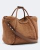 Max Mara Max Mara Medium leather-trimmed tote bag - 4