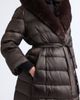 Max Mara Max Mara Medusa Belted Puffer Coat with Faux Fur Trim - 2