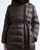 Max Mara Max Mara Medusa Belted Puffer Coat with Faux Fur Trim - 5