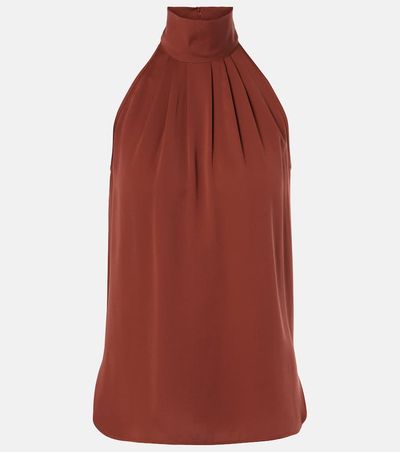 Max Mara Max Mara Memore halterneck silk top