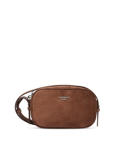 Max Mara Max Mara Metallic Suede Camera Bag