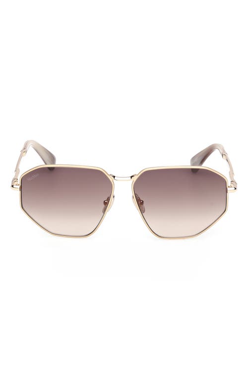 Max Mara Max Mara Miller 54mm Navigator Sunglasses