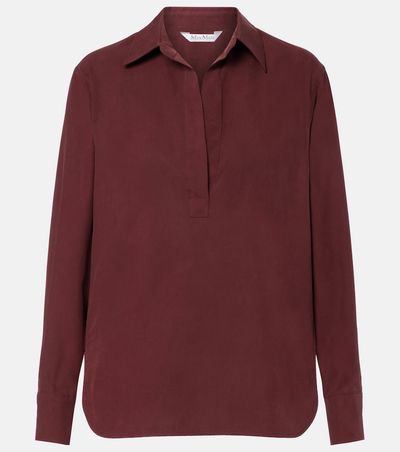 Max Mara Max Mara Mirko silk crêpe blouse