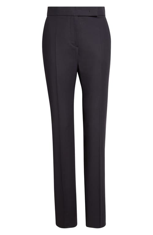 Max Mara Max Mara Modino Slim Cut Stretch Cotton Trousers