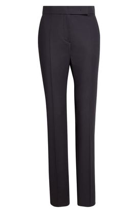 Max Mara Max Mara Modino Slim Cut Stretch Cotton Trousers