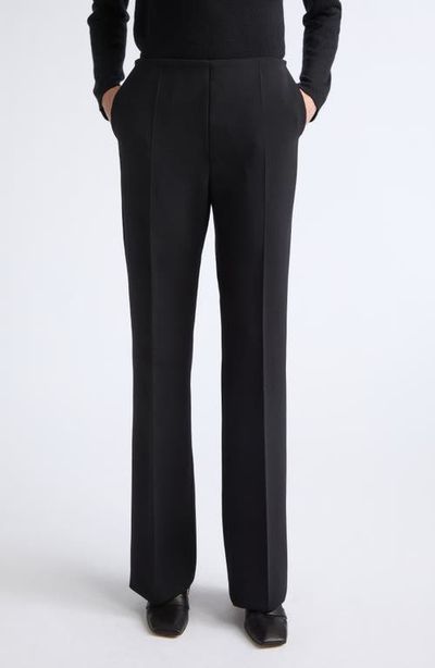 Max Mara Max Mara Morata Stretch Virgin Wool Flare Leg Pants