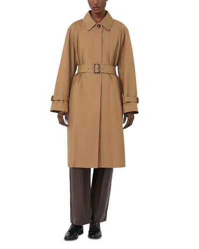 Max Mara Max Mara Mtcricordo Brown Midi Trench Coat