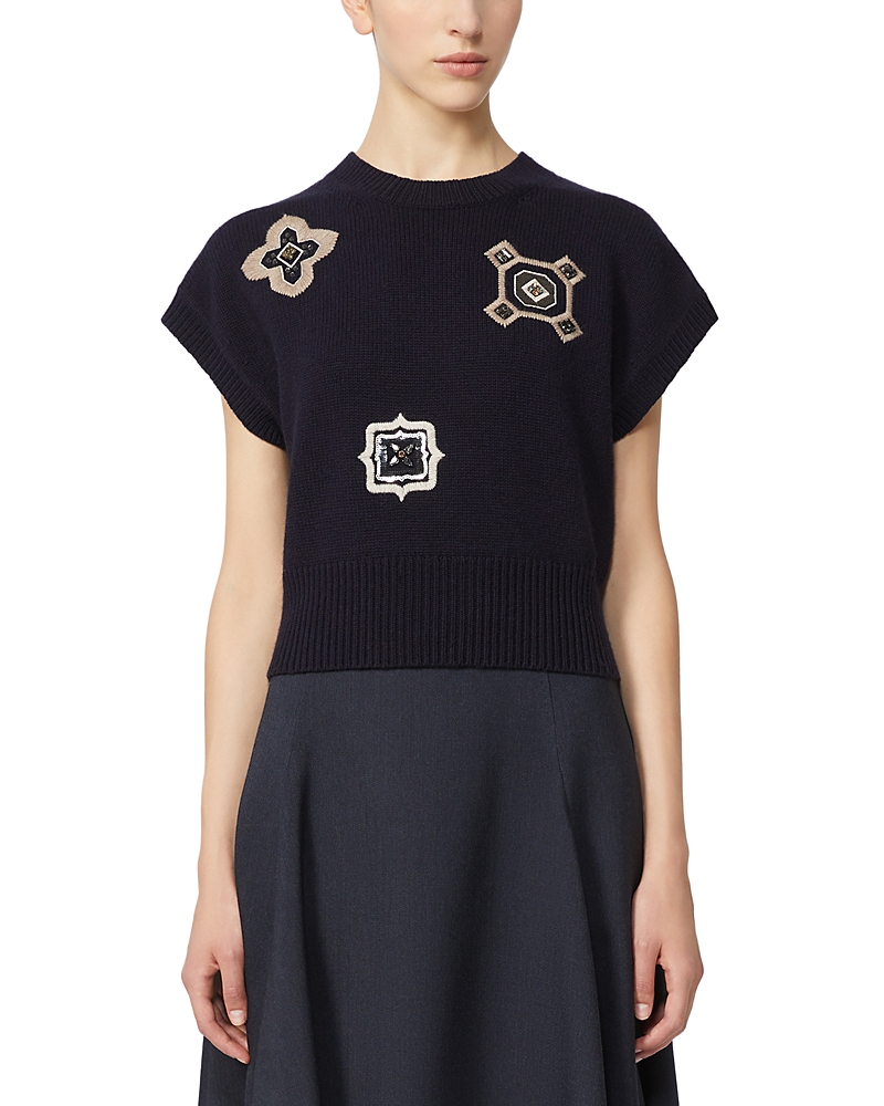 Max Mara - Mxmanfora Wool & Cashmere Crewneck Sweater